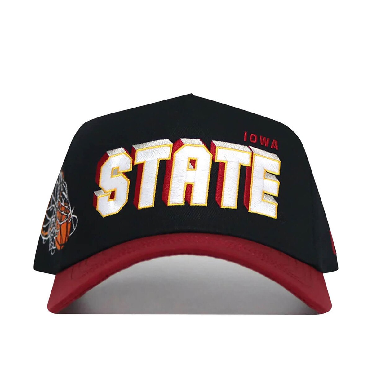 No Rivals Iowa State Courtside Black Adjustable Hat